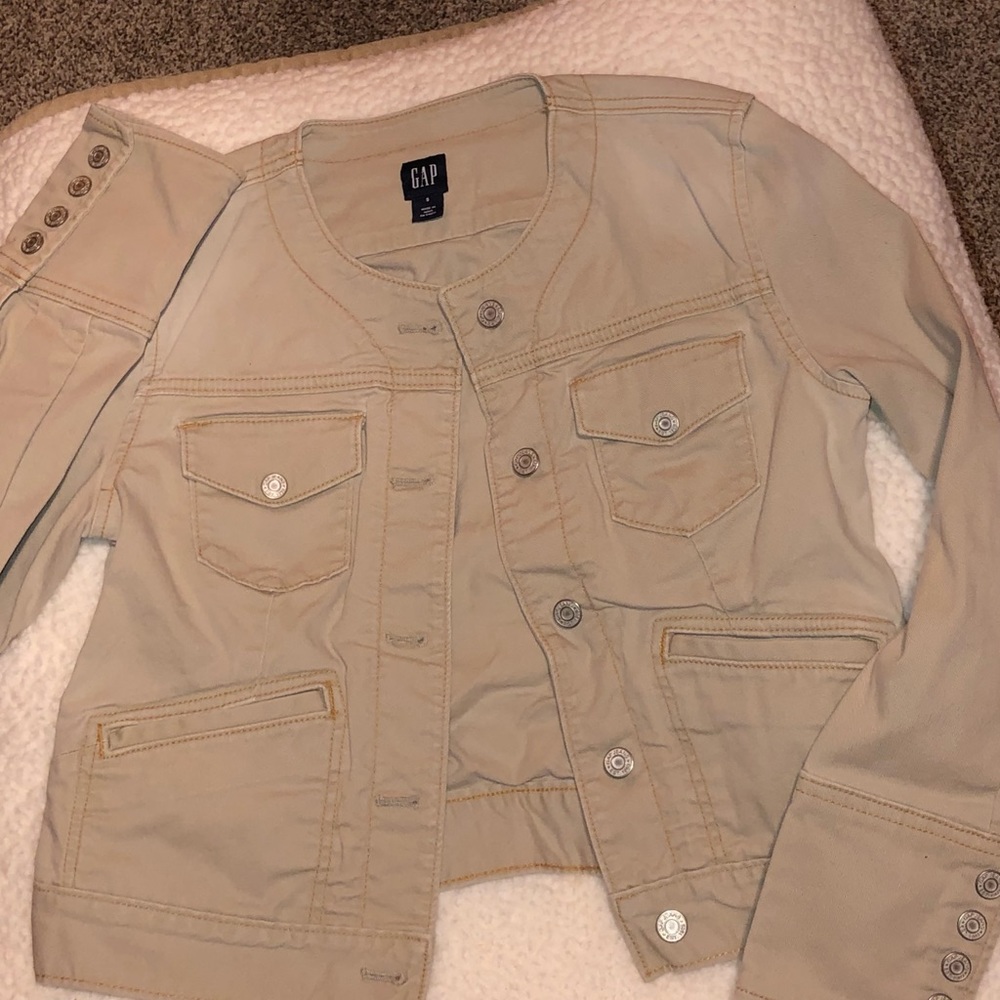 Gap khaki denim jacket